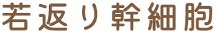 若返り幹細胞